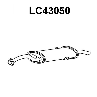 VENEPORTE Takaäänenvaimentaja LC43050