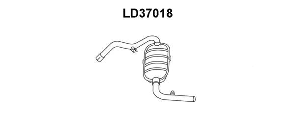 VENEPORTE Takaäänenvaimentaja LD37018