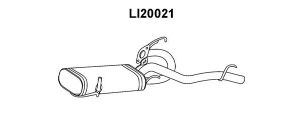 VENEPORTE Takaäänenvaimentaja LI20021