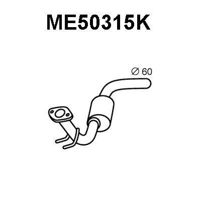 VENEPORTE Katalysaattori ME50315K