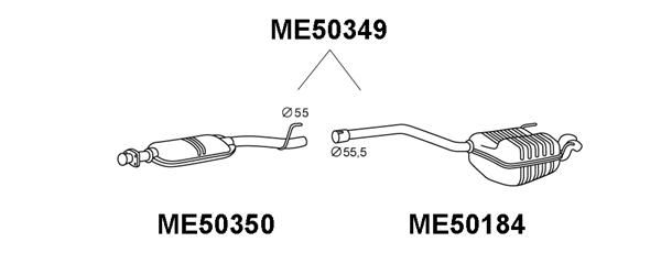 VENEPORTE Etuäänenvaimentaja ME50350