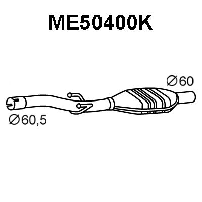 VENEPORTE Katalysaattori ME50400K