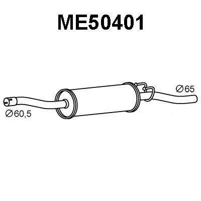 VENEPORTE Takaäänenvaimentaja ME50401