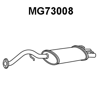 VENEPORTE Takaäänenvaimentaja MG73008