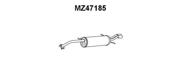 VENEPORTE Takaäänenvaimentaja MZ47185