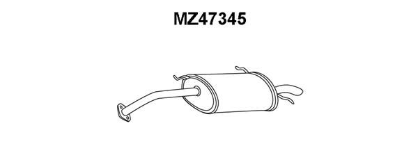 VENEPORTE Takaäänenvaimentaja MZ47345