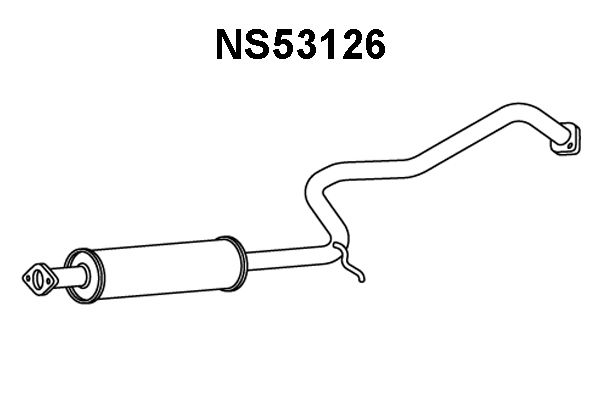 VENEPORTE Keskiäänenvaimentaja NS53126