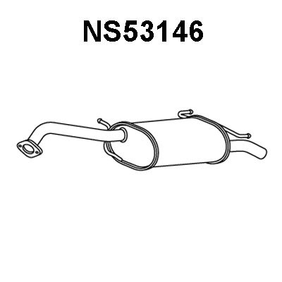 VENEPORTE Takaäänenvaimentaja NS53146