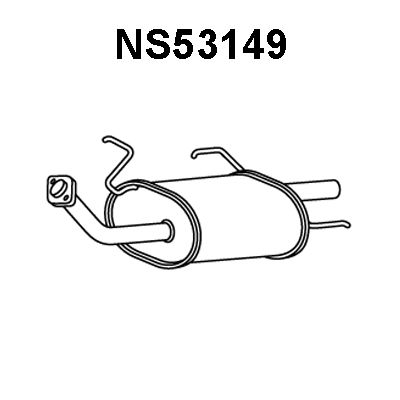 VENEPORTE Takaäänenvaimentaja NS53149