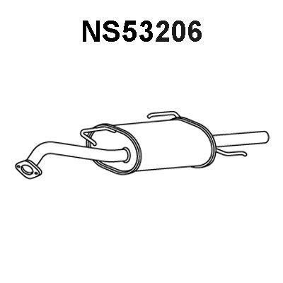 VENEPORTE Takaäänenvaimentaja NS53206