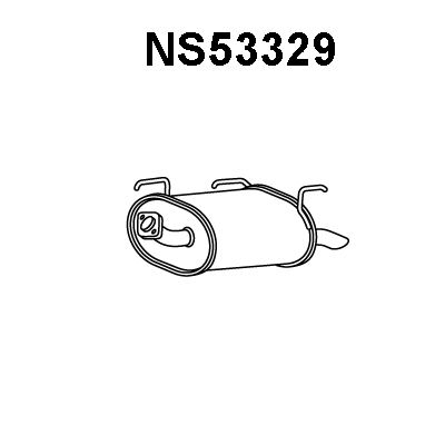 VENEPORTE Takaäänenvaimentaja NS53329