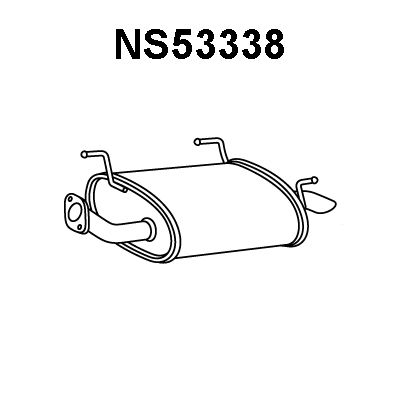 VENEPORTE Takaäänenvaimentaja NS53338