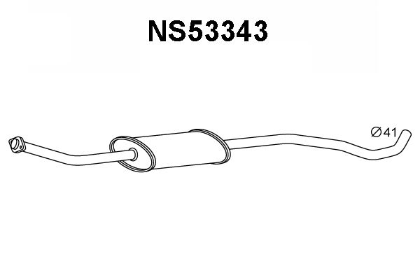 VENEPORTE Keskiäänenvaimentaja NS53343