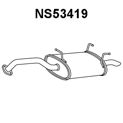 VENEPORTE Takaäänenvaimentaja NS53419