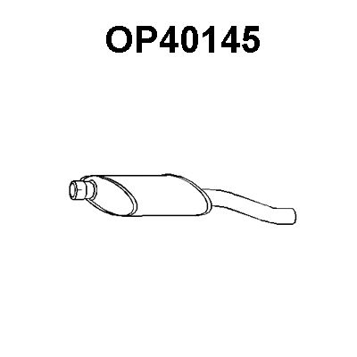 VENEPORTE Takaäänenvaimentaja OP40145