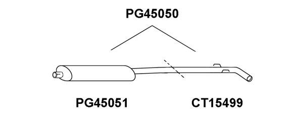 VENEPORTE Etuäänenvaimentaja PG45051