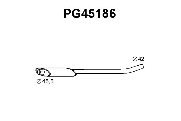 VENEPORTE Etuäänenvaimentaja PG45186