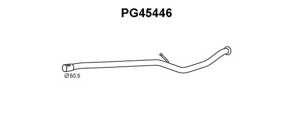 VENEPORTE Korjausputki, katalysaattori PG45446