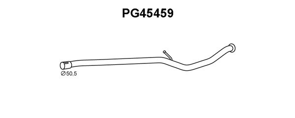 VENEPORTE Korjausputki, katalysaattori PG45459