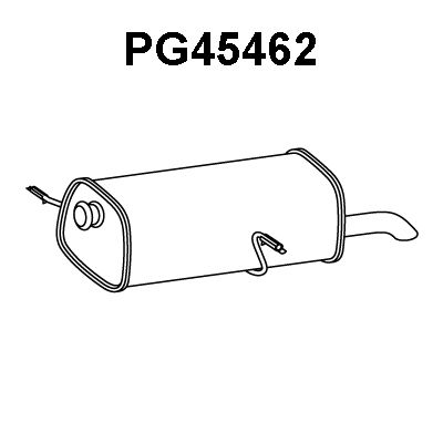 VENEPORTE Takaäänenvaimentaja PG45462