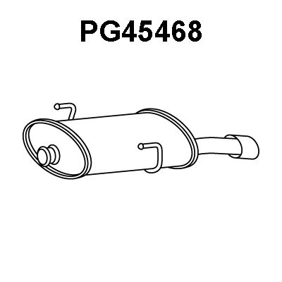 VENEPORTE Takaäänenvaimentaja PG45468