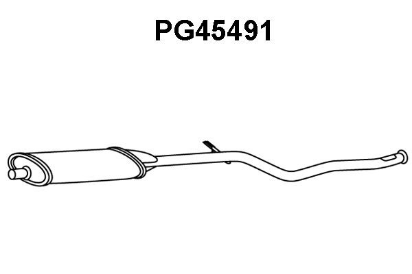 VENEPORTE Keskiäänenvaimentaja PG45491