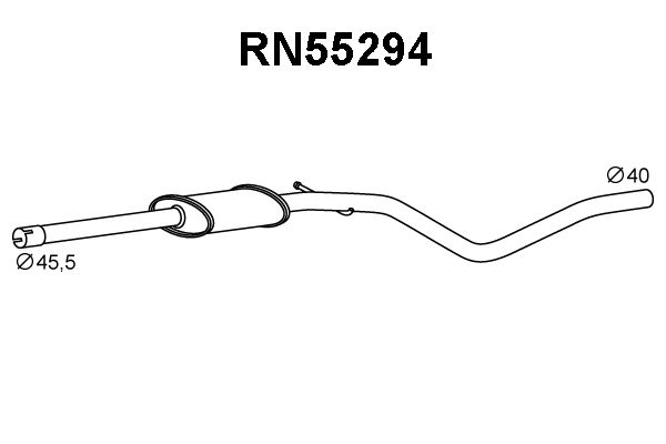 VENEPORTE Etuäänenvaimentaja RN55294