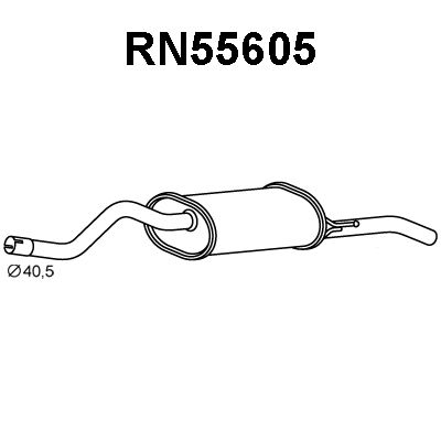 VENEPORTE Takaäänenvaimentaja RN55605