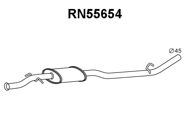 VENEPORTE Etuäänenvaimentaja RN55654