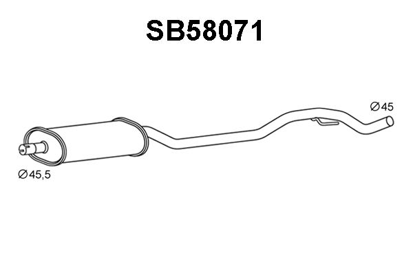 VENEPORTE Etuäänenvaimentaja SB58071