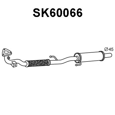 VENEPORTE Etuäänenvaimentaja SK60066