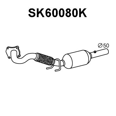 VENEPORTE Katalysaattori SK60080K