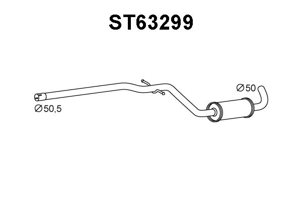 VENEPORTE Etuäänenvaimentaja ST63299