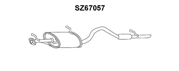 VENEPORTE Takaäänenvaimentaja SZ67057