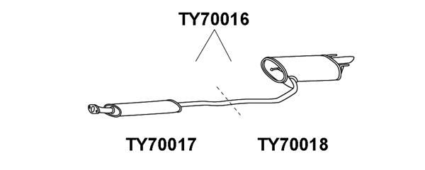 VENEPORTE Takaäänenvaimentaja TY70016