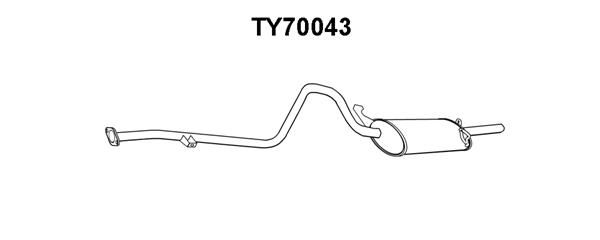 VENEPORTE Takaäänenvaimentaja TY70043