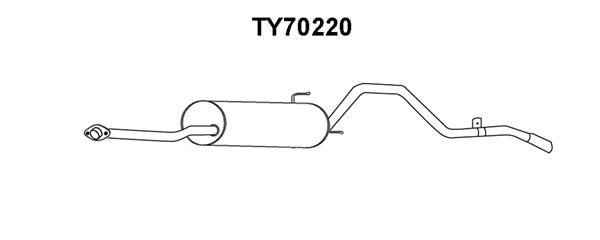 VENEPORTE Takaäänenvaimentaja TY70220