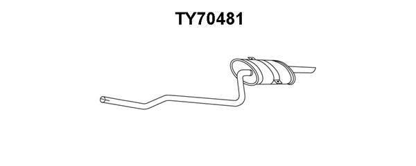 VENEPORTE Takaäänenvaimentaja TY70481