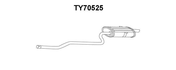 VENEPORTE Takaäänenvaimentaja TY70525