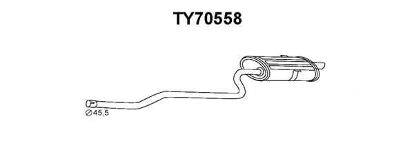 VENEPORTE Takaäänenvaimentaja TY70558