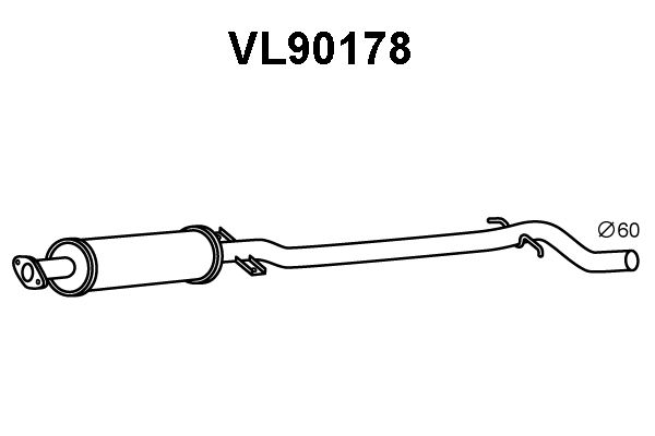 VENEPORTE Etuäänenvaimentaja VL90178