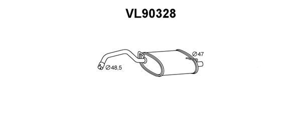 VENEPORTE Takaäänenvaimentaja VL90328