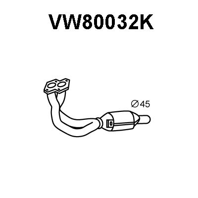 VENEPORTE Katalysaattori VW80032K