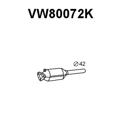 VENEPORTE Katalysaattori VW80072K