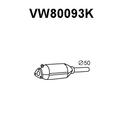 VENEPORTE Katalysaattori VW80093K
