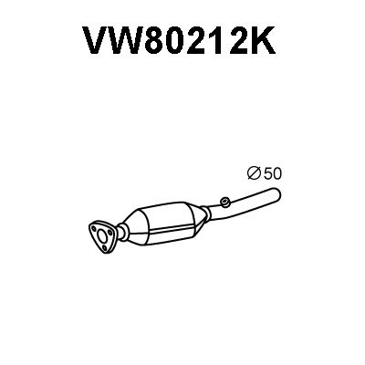VENEPORTE Katalysaattori VW80212K