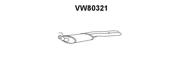 VENEPORTE Takaäänenvaimentaja VW80321