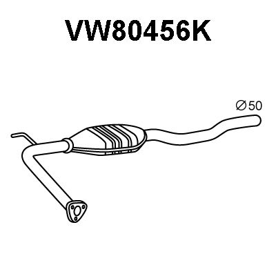 VENEPORTE Katalysaattori VW80456K