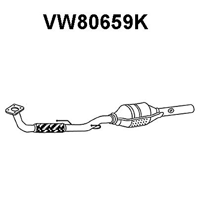 VENEPORTE Katalysaattori VW80659K