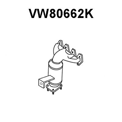 VENEPORTE Pakosarjakatalysaattori VW80662K